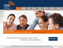 Tablet Screenshot of icsmcredit.com